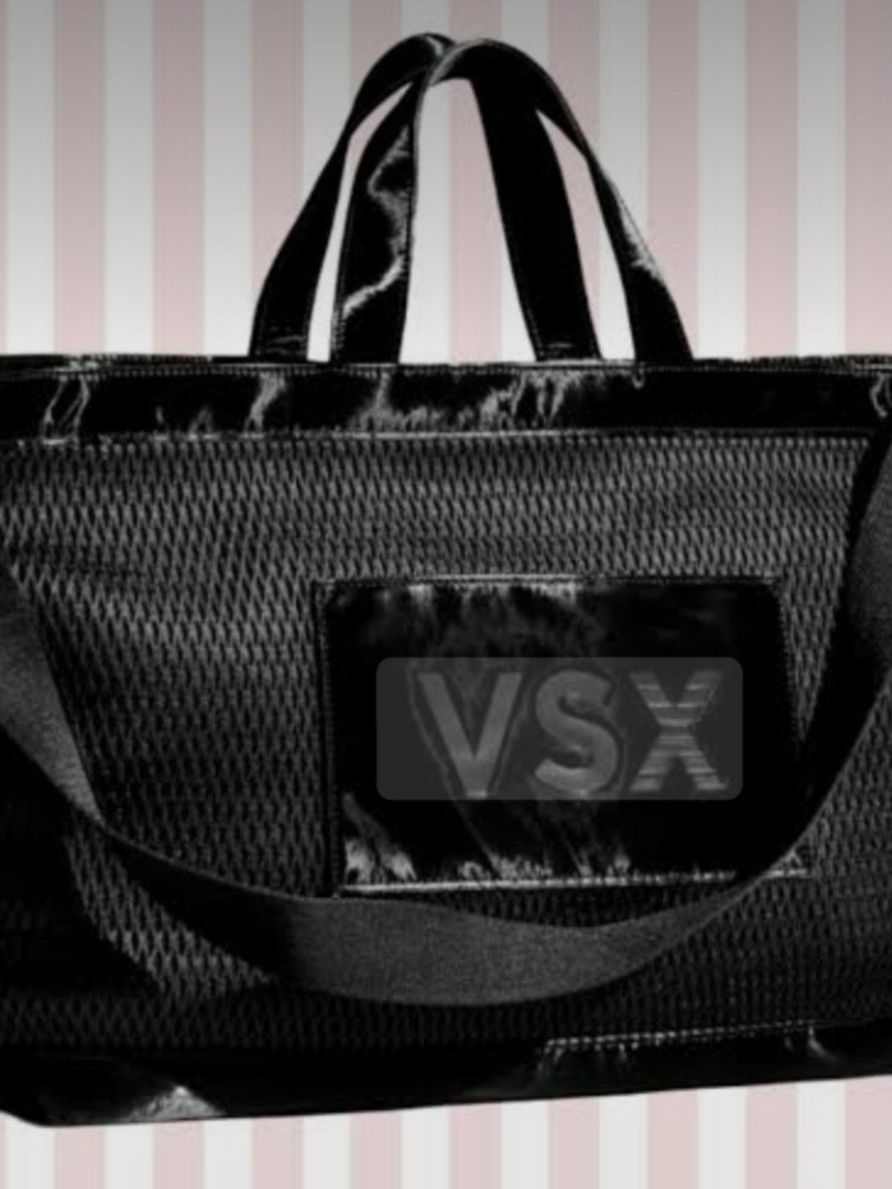 VSX Black Carryall Tote (NWT)